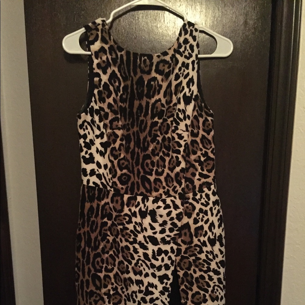 Leopard print dress